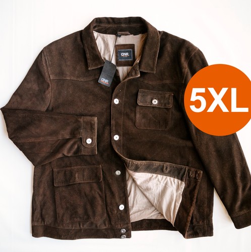 Schwere wildleder jacke 5xl - jacke,,