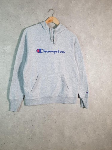 Champion spellout logo hoodie - spellout,