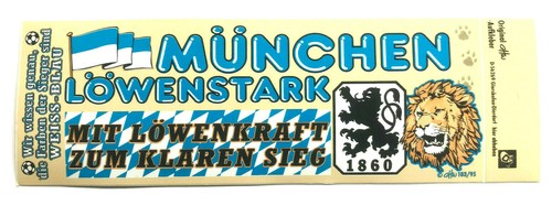 Tsv 1860 münchen aufkleber - münchen,